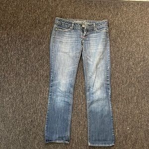 American Eagle medium wash jeans, lightly worn